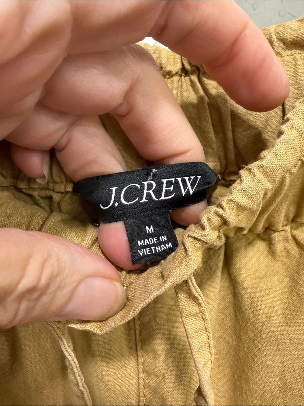 J. Crew crew drawstring